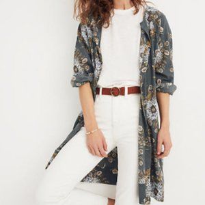 Madewell Robe Jacket in Painted Blooms